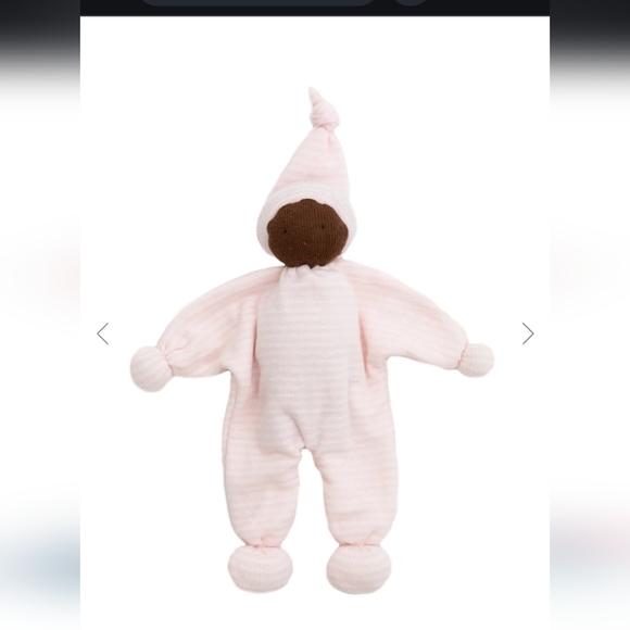 Lot of 3 - UNDER THE NILE 3 organic cotton baby buddies dark skin tone nwt - Picture 15 of 16